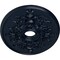 Ekena Millwork Alexa Medallion (Canopies up to 5 5/8"), 30 3/4"W x 21 1/4"H x 3 7/8"ID x 1 5/8"P, Midnight Dream CM21X30ALMDF - alternate 3